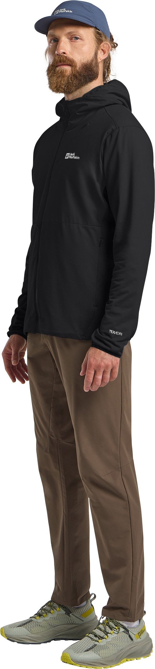Jack Wolfskin Kapuzenfleecejacke PRELIGHT TRAIL HOODY M