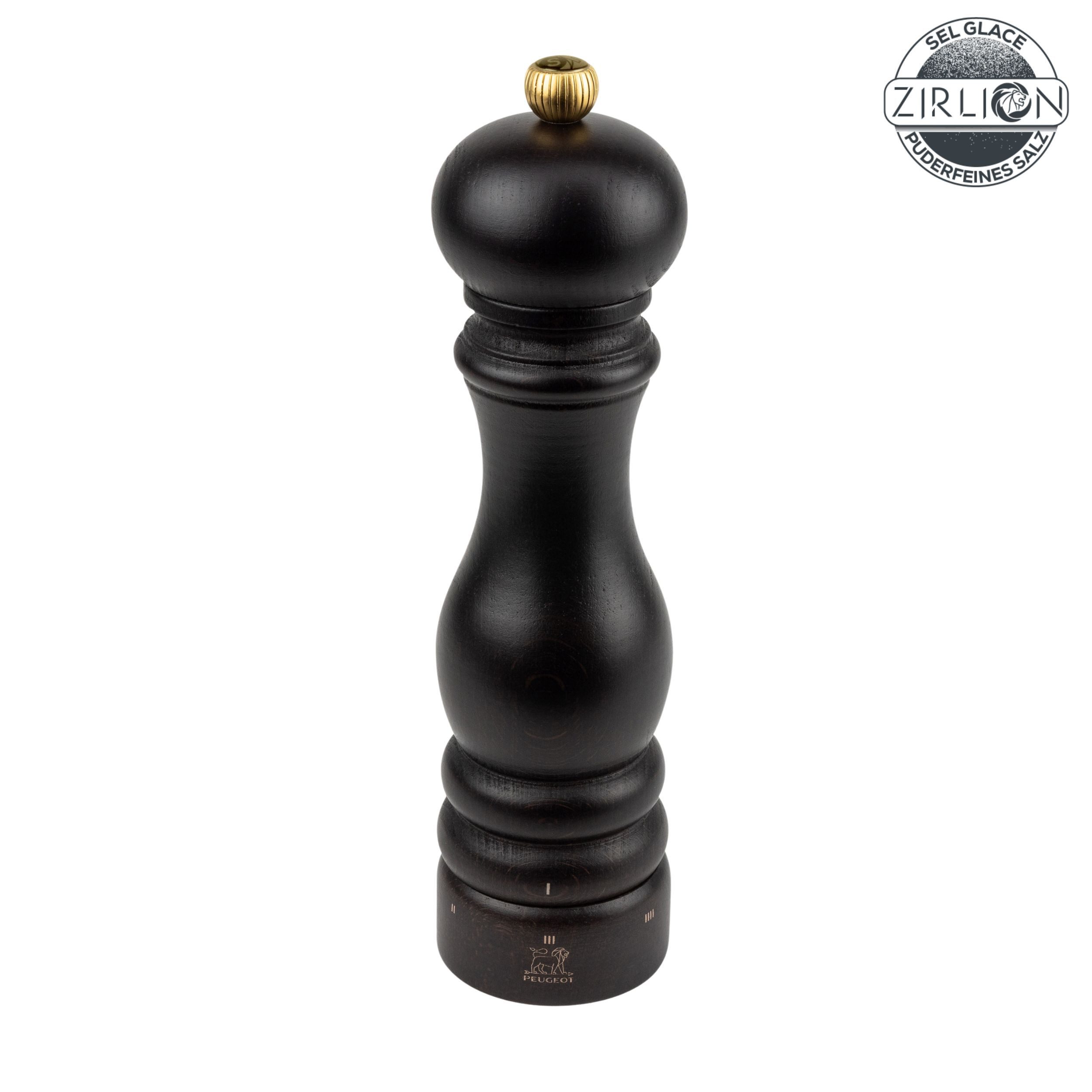PEUGEOT Salzmühle PARIS 22cm Buchenholz Schoko uSelect Zirkonia-Mahlwerk Gewürz Manuell