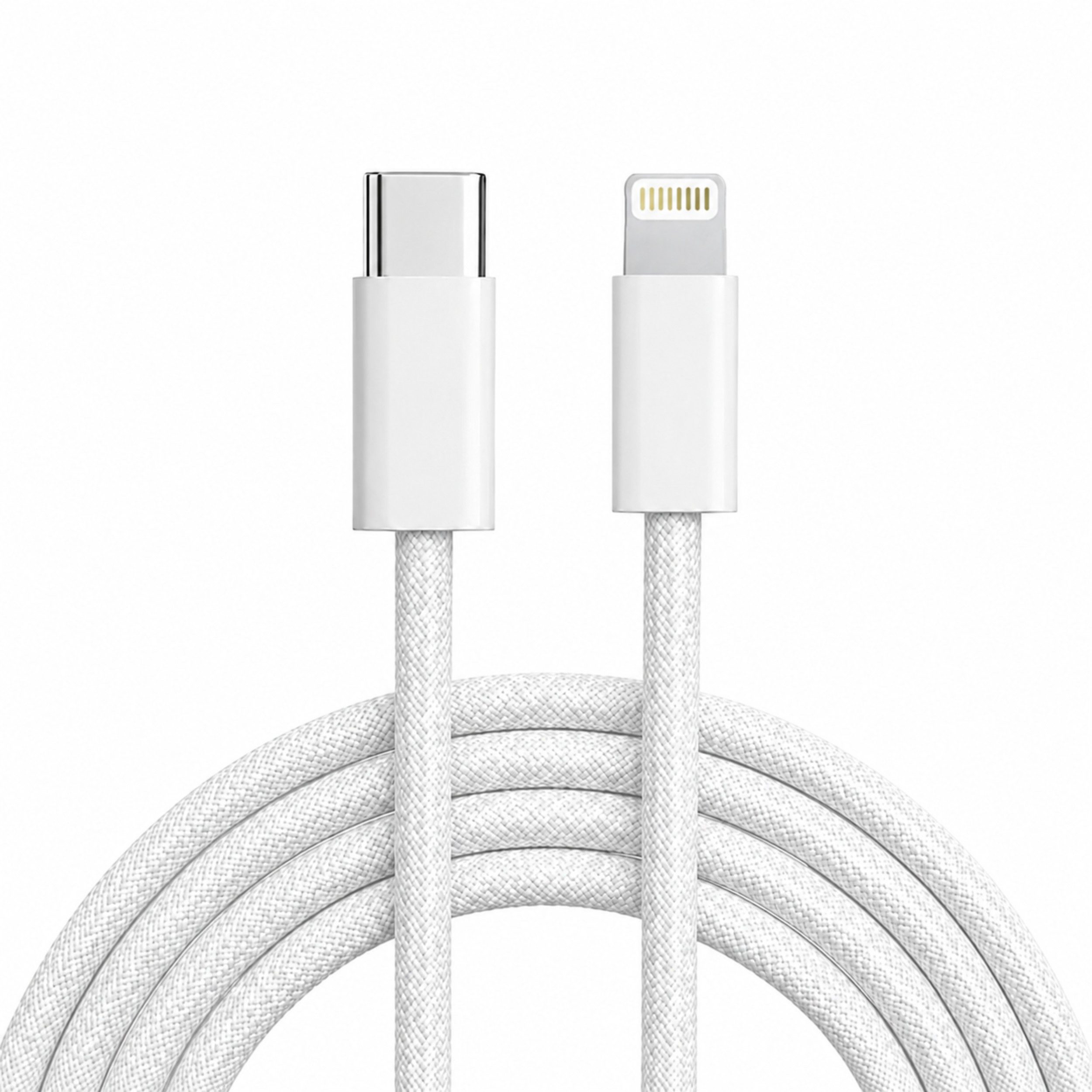 PlugUp iPhone Lightning Ladekabel USB-C für iPhone 11 12 13 14 Pro Max Plus Lightningkabel, USB-C, Lightning, USB Typ C (200 cm), Lightning Ladekabel für iPhone 8 X XS XR 11 12 13 14 Pro Max SE USB-C