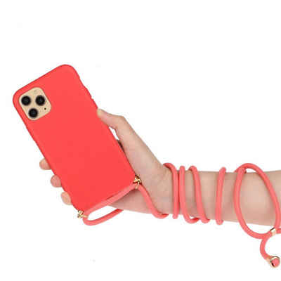 CoverKingz Handyhülle Hülle für Apple iPhone 12 Mini Handyhülle Case Band Handy Kette Cover