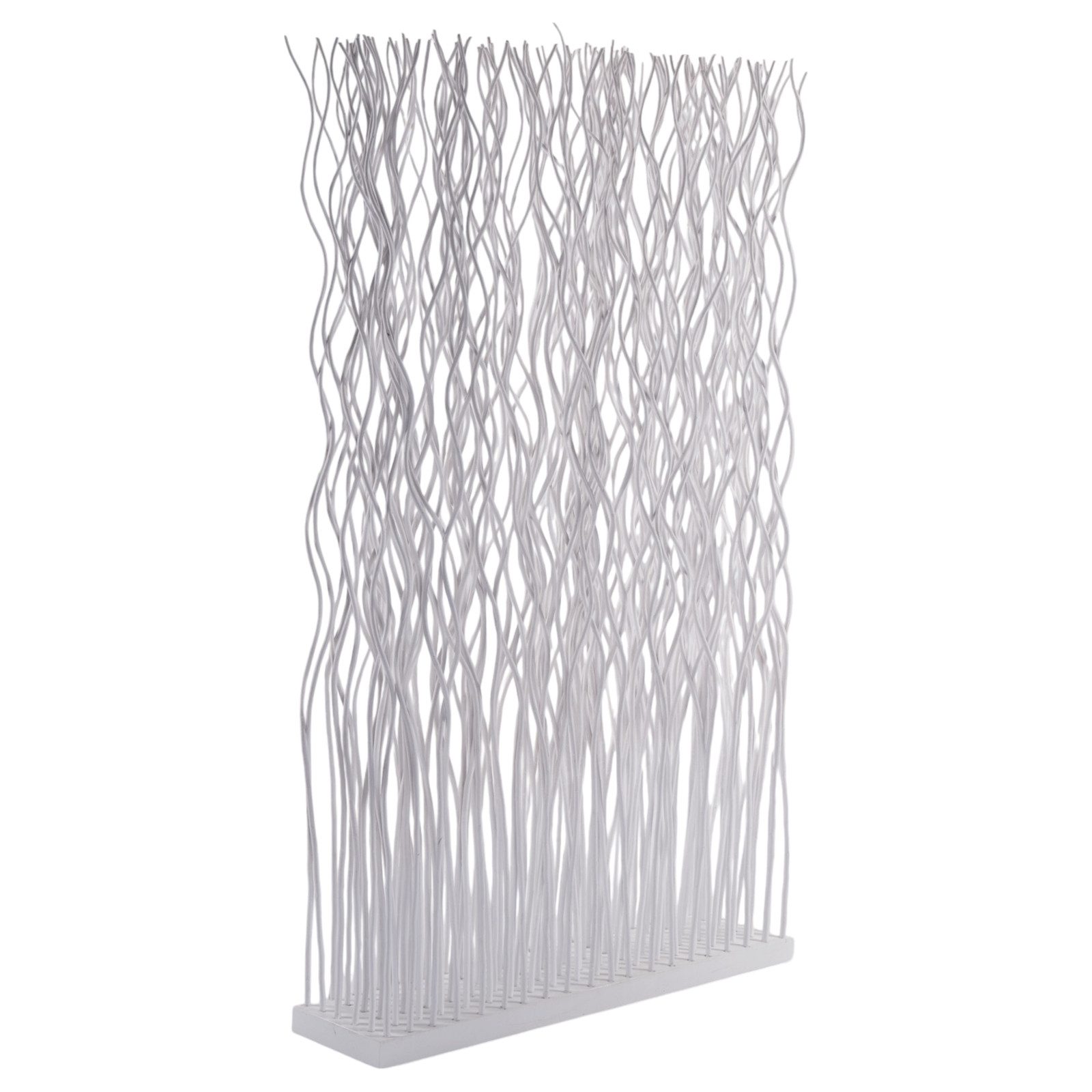 Home-Office Trennwand Bambus Paravent Natur 145 Cm Hoch  Faltbarer  Raumteiler Wellenform Als Sichtschutz