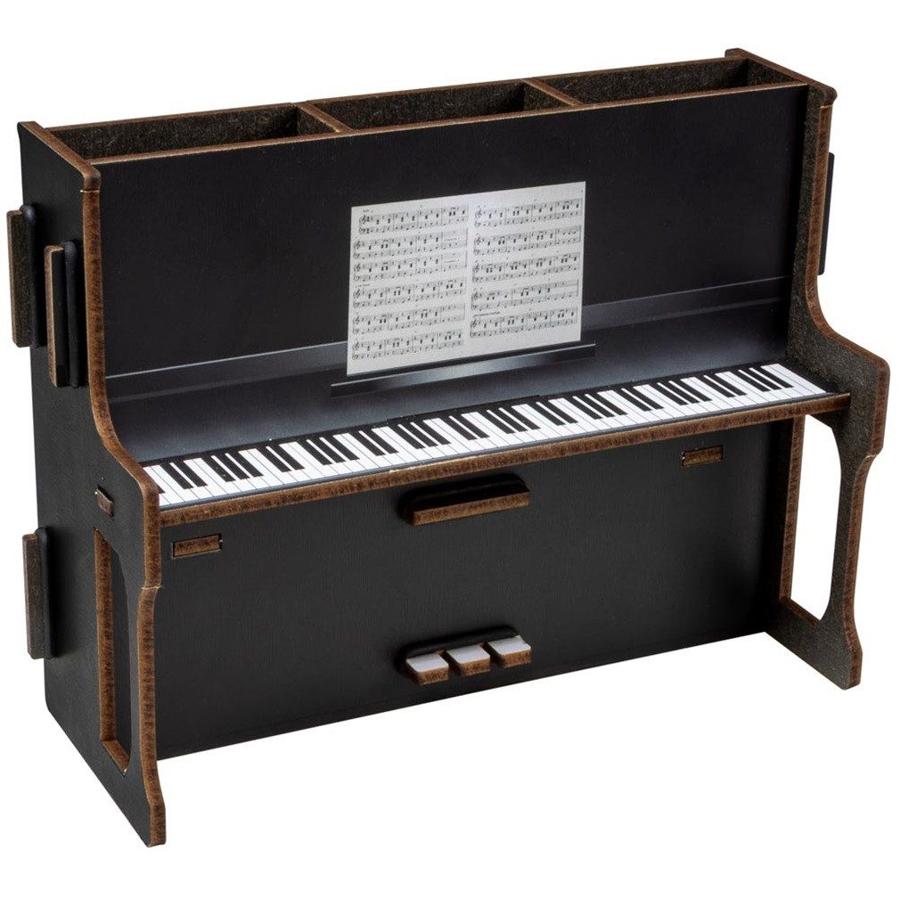 WERKHAUS® Organizer Werkhaus Stiftebox Klavier Schwarz Stiftehalter Stifteköcher PP8601