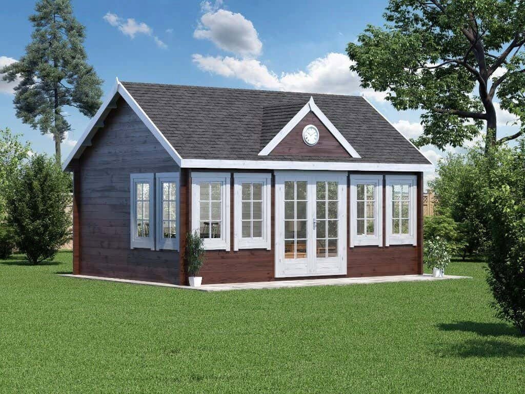 Alpholz Gartenhaus CLOCKHOUSE® XL, BxT:...