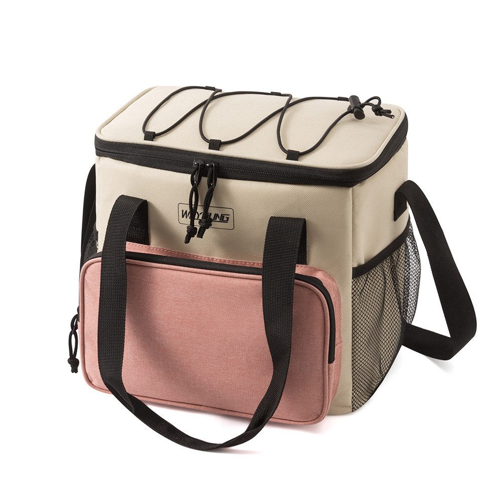 Blusmart Kühltasche Tragbare Thermo-Lunchtasche mit Schultergurt & Mehrere Fächer, 13 l, Für Picknicks, Grillen, Strand, Büro und andere Aktivitäten