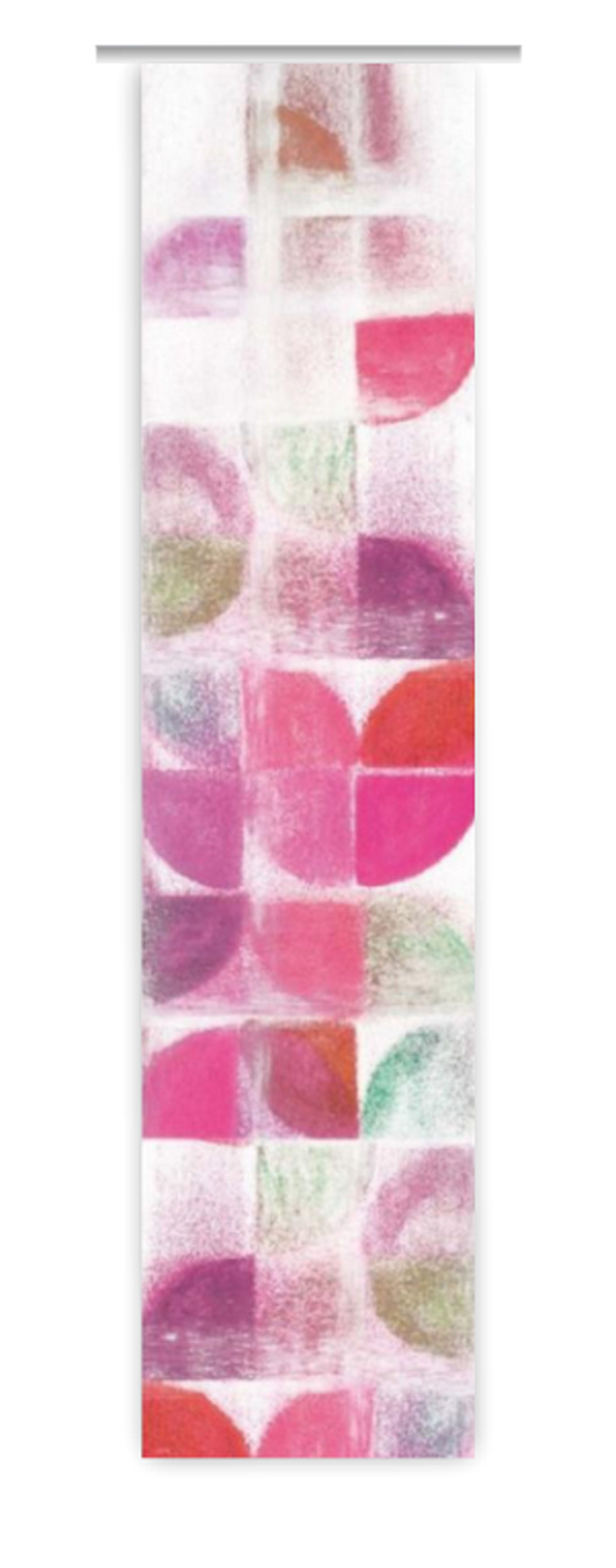 gardinen-for-life Schiebegardine Art Quadrants Pink, Art Collection