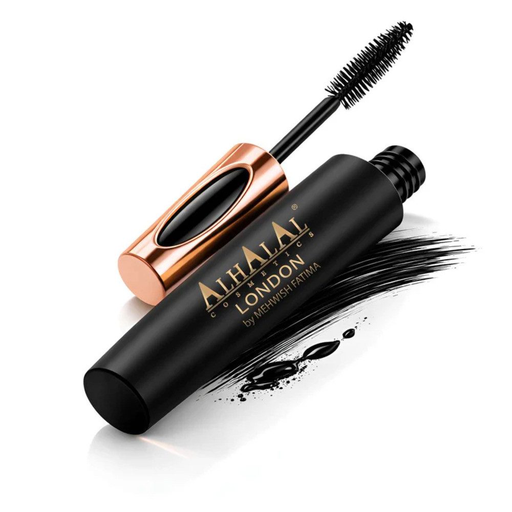 Alhalal Cosmetics Mascara Halal-zertifiziert, vegan & alkoholfrei, Klumpenfreie Definition, langer Halt & sanfte Pflege