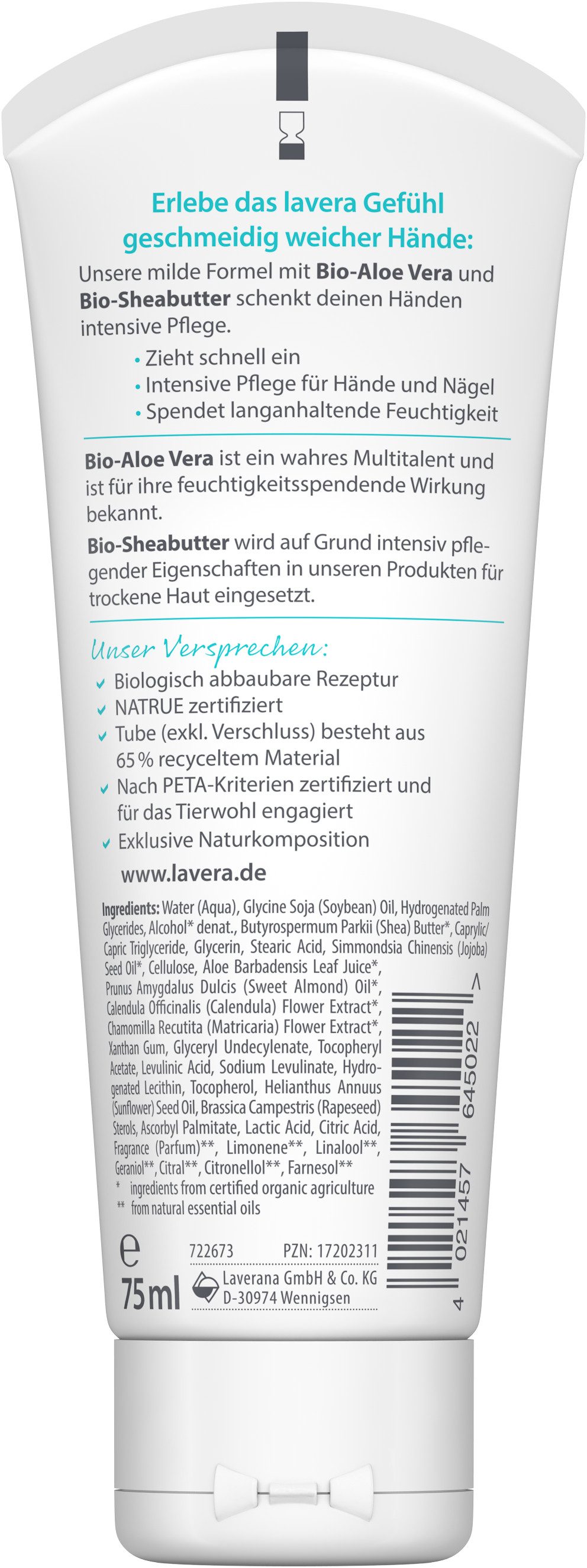 lavera Handcreme basis sensitive Handcreme