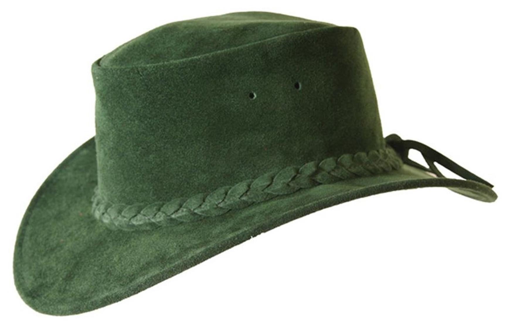 Outbacker Cowboyhut Australischer Kinder Hut aus weichem Wildleder- knautschbar