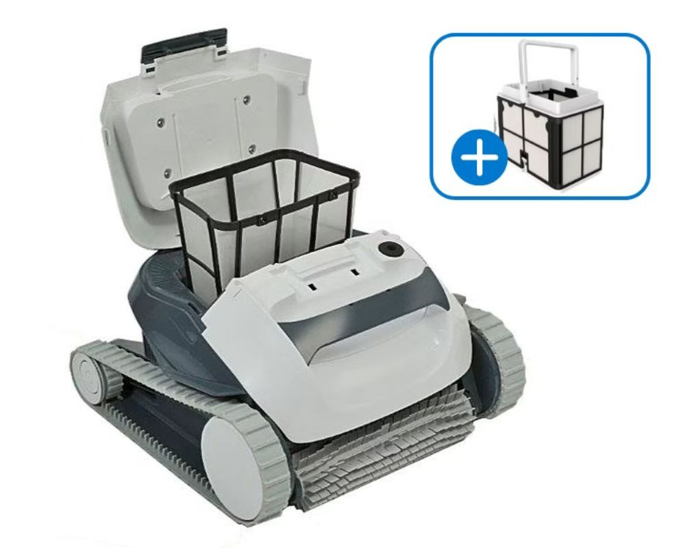 Poolbodensauger Dolphin E10 Poolroboter mit zusätzlichem Filterkorb fein