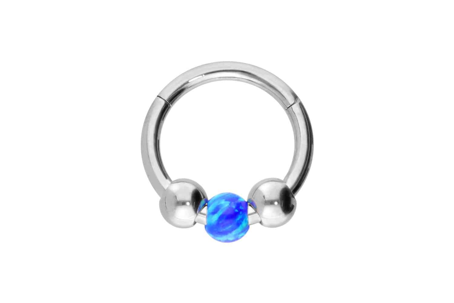 Farbe: Silberfarben + Opal: Dunkelblau