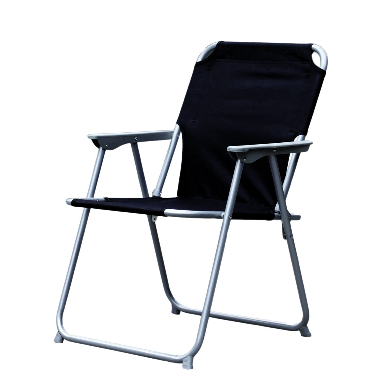 Mojawo Essgruppe 5-tlg. Camping Set Campingtisch 4 x Campingstuhl Klappstuhl schwarz – Bild 3 von 4