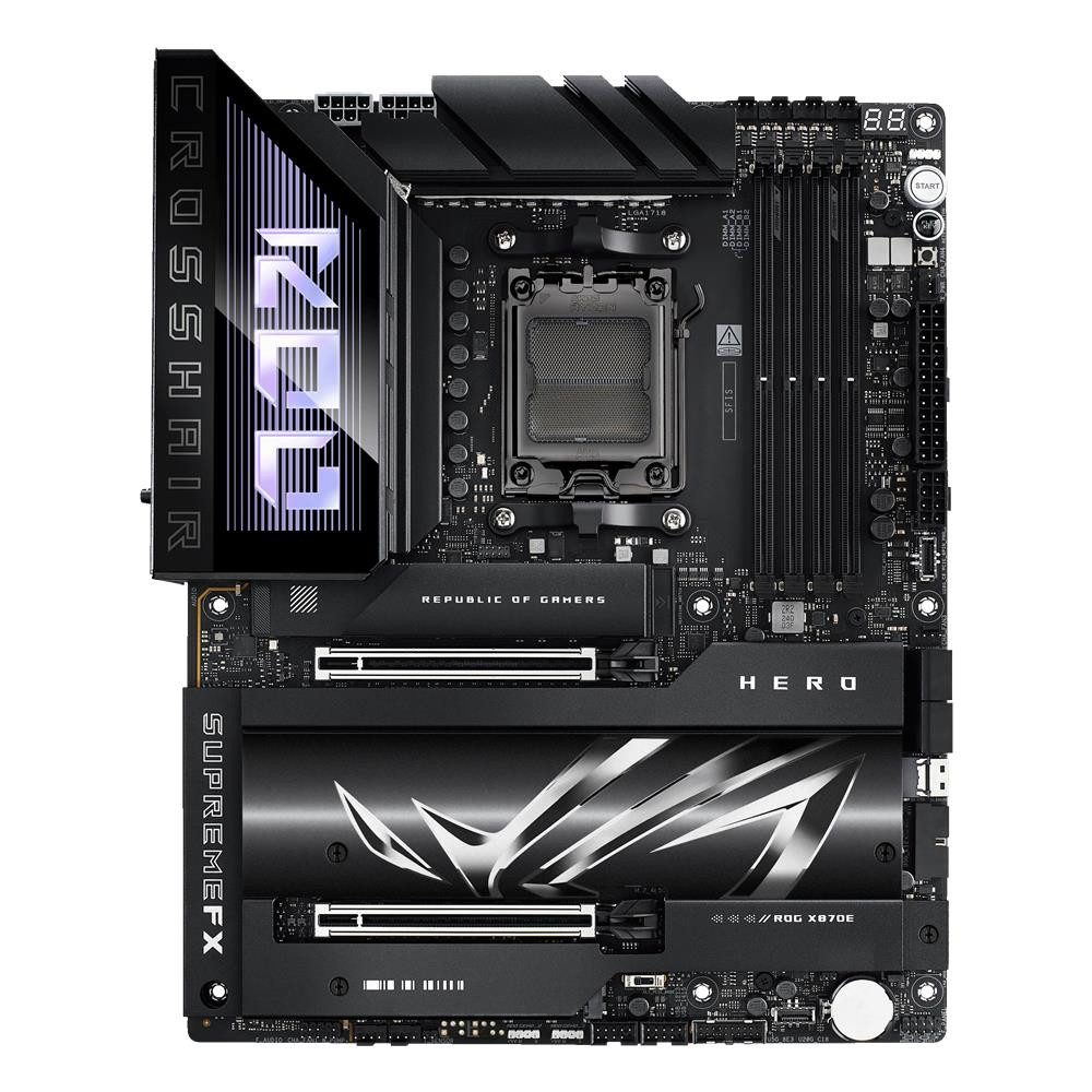 Asus ROG CROSSHAIR X870E HERO Mainboard, ATX DDR5 PCIe 5.0 WiFi 7 AM5 – Bild 2 von 5