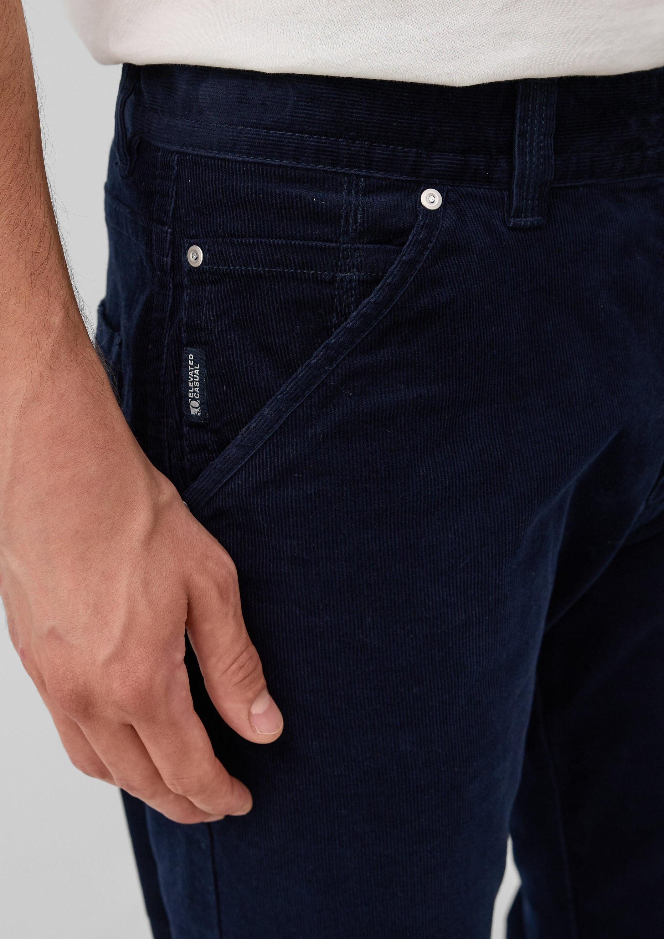 s.Oliver Chinos Hose Cordhose im Regular Fit aus Baumwollstretch