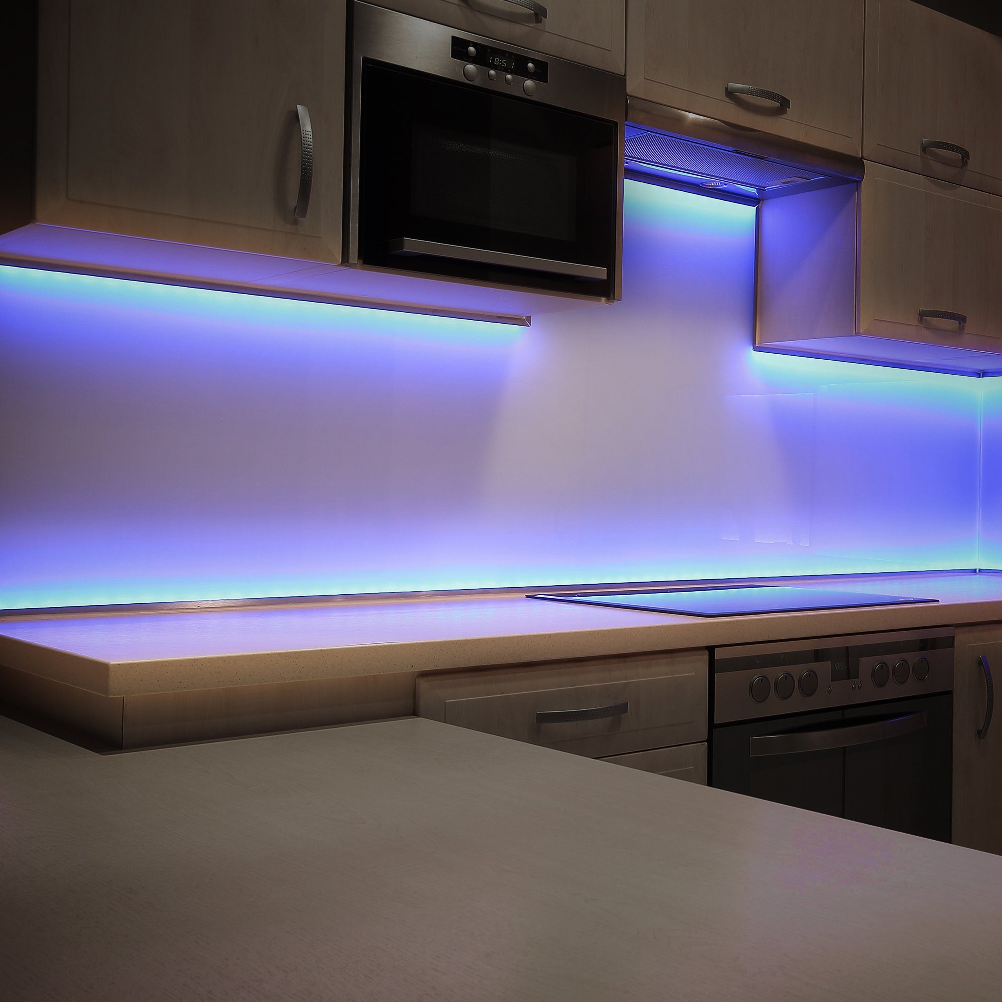 B.K.Licht LED-Streifen, 3m Smart Home mit LED dimmbar App-Steuerung WiFi Band/Stripes