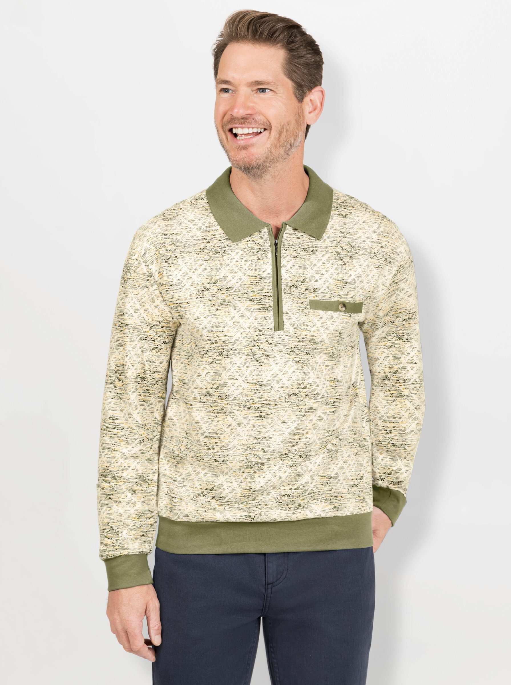 Witt T-Shirt Langarm-Poloshirt .