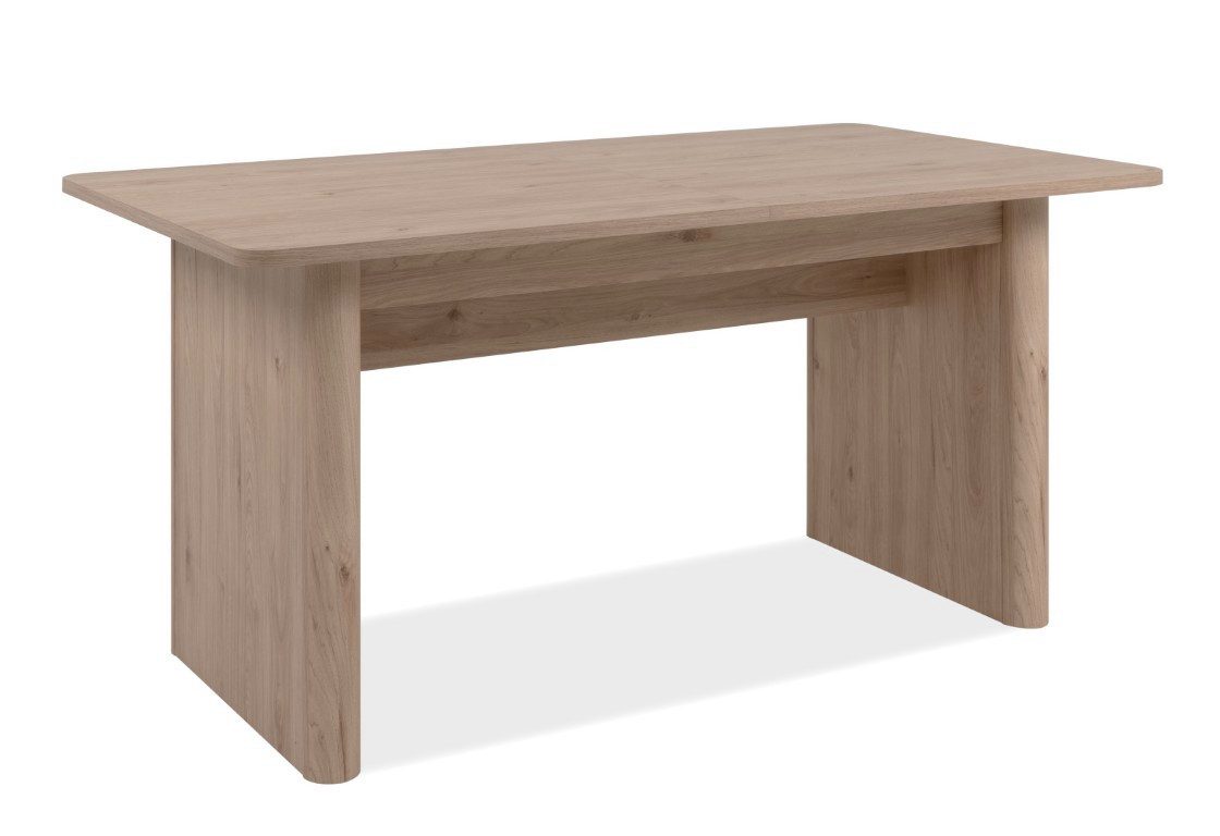 Finori Esstisch Esstisch Sai, Ausziehtisch, Jackson Hickory (No-Set), 160 cm, ausziehbar,Esszimmertisch, Ausziehtisch, Küchentisch, Tisch