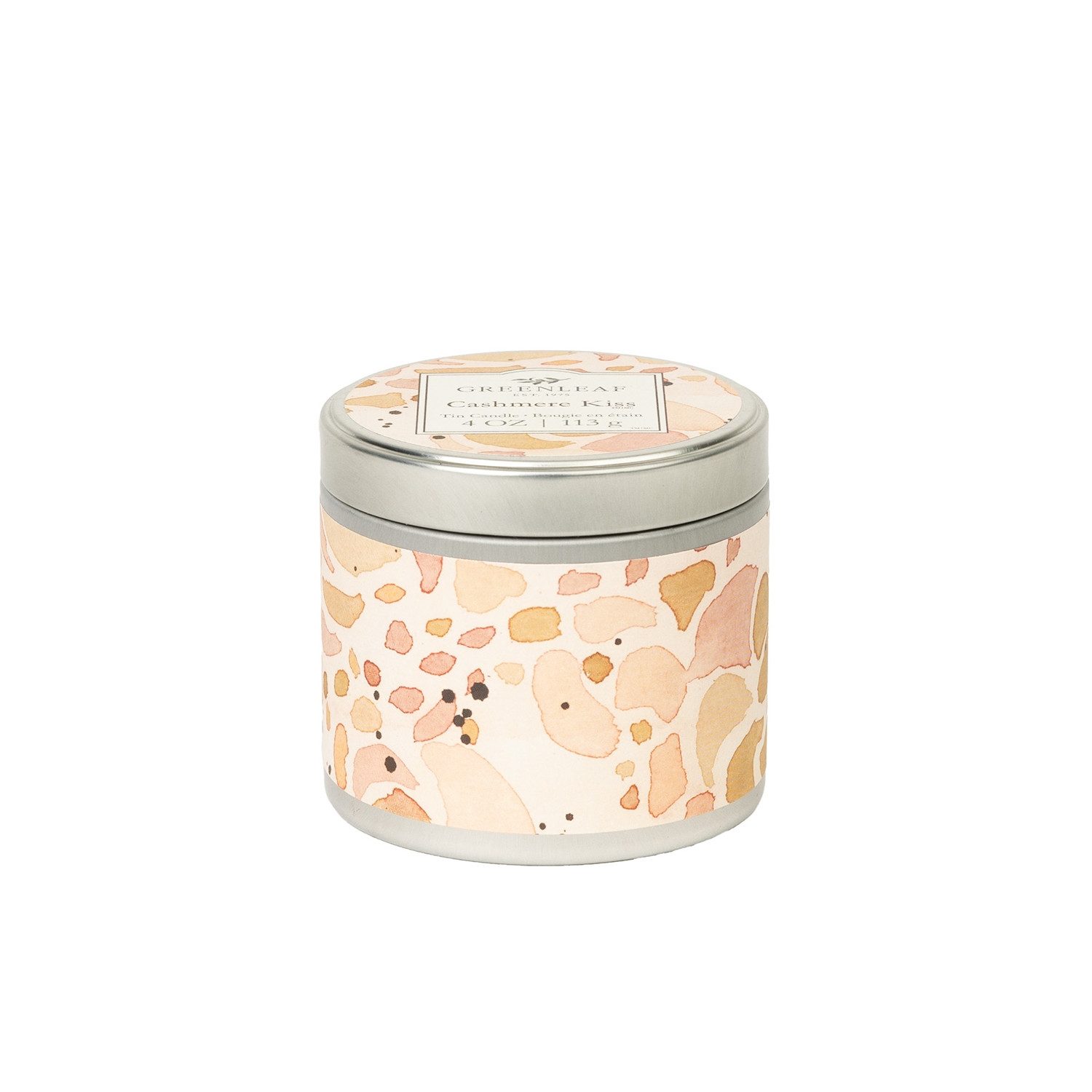 Greenleaf Duftkerze Cashmere Kiss (1-tlg), Candle Duftkerze in der Dose 113 g