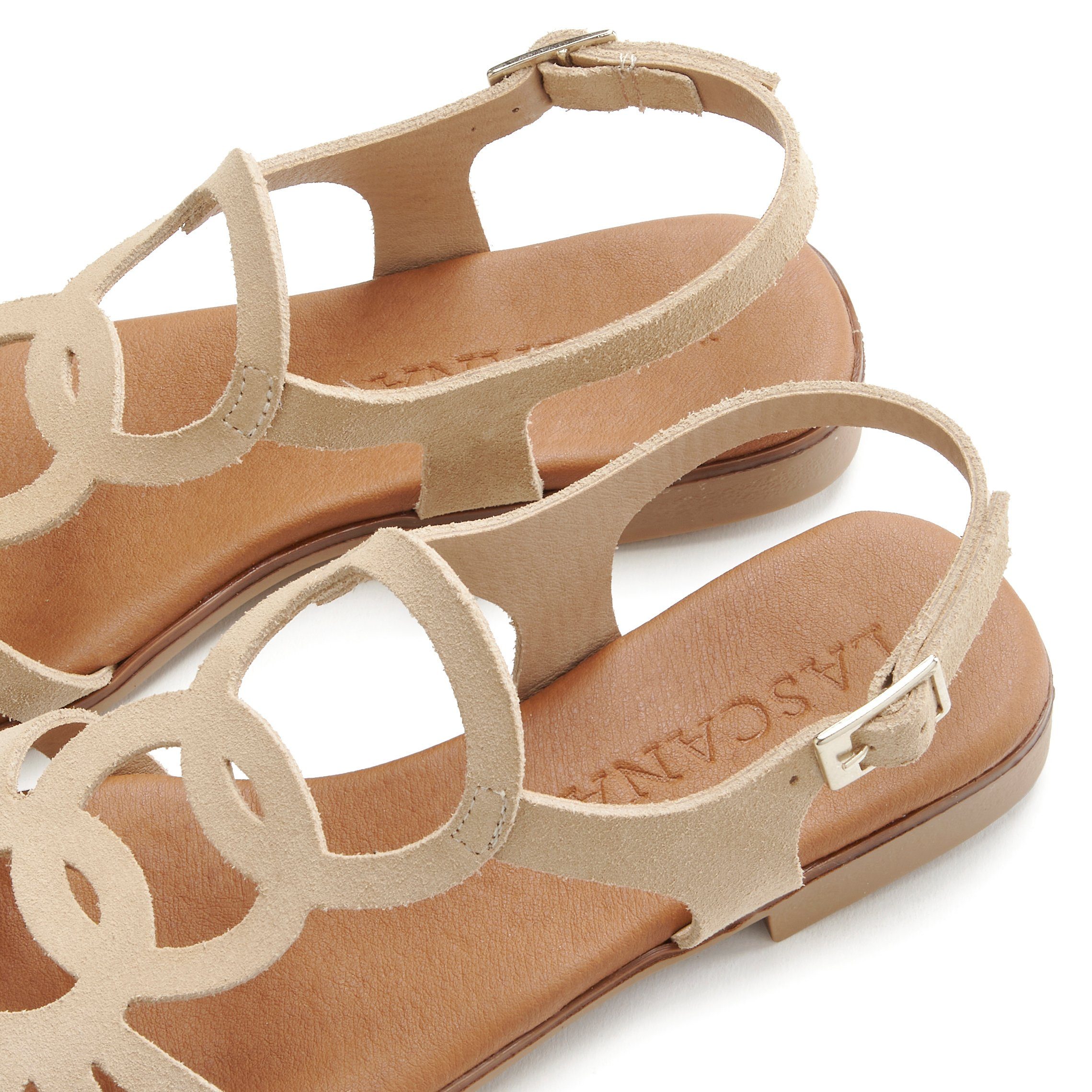 LASCANA Sommerschuh Sandale aus hochwertigem Leder, Sandalette, Sommerschuh