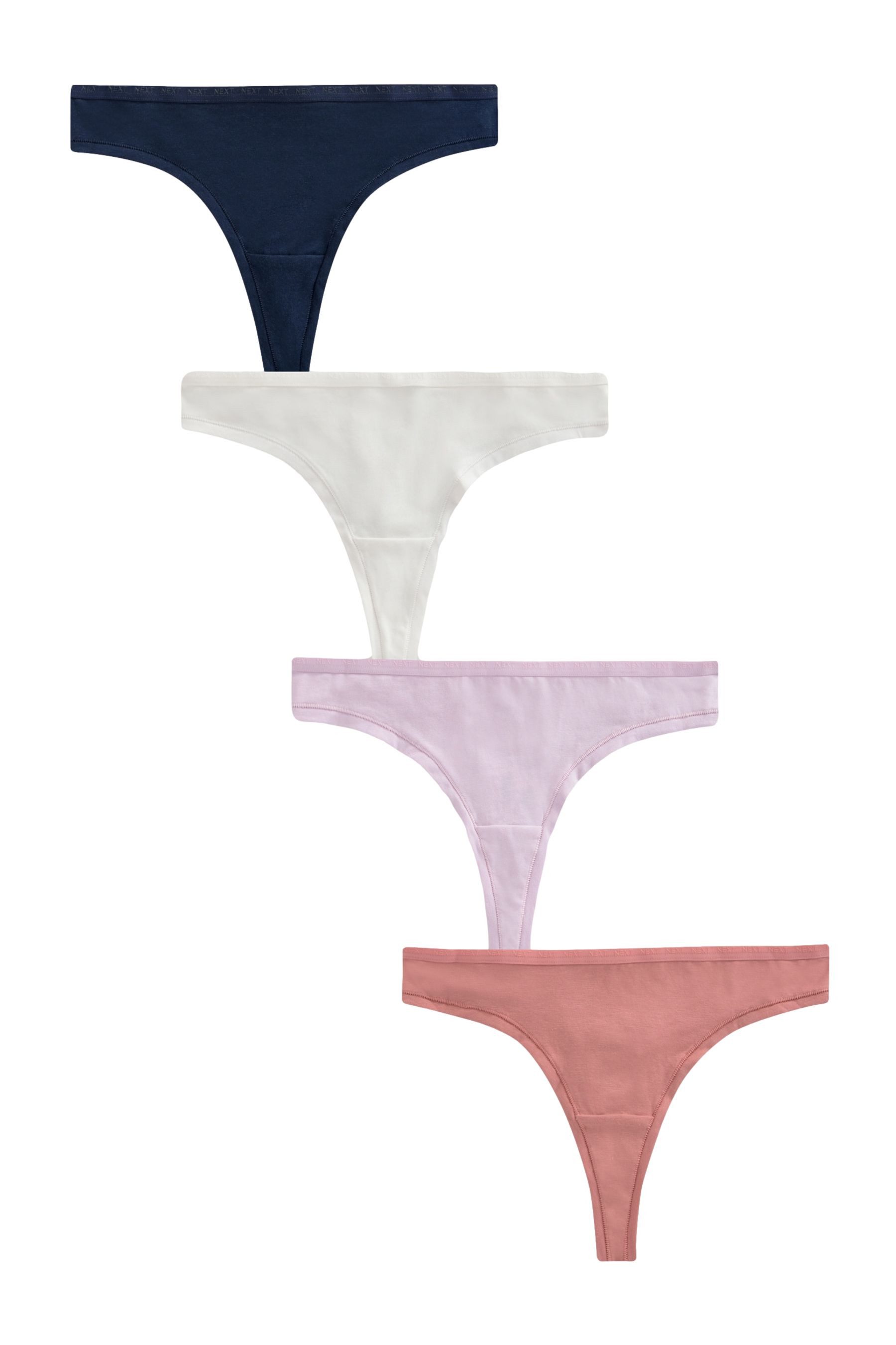 String 4er-Pack Slips aus Modal mit Logo – Tanga