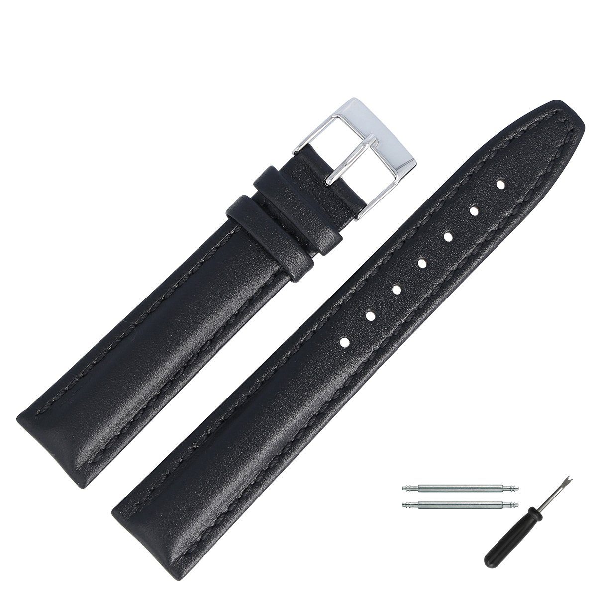 MARBURGER Uhrenarmband 18mm Leder günstig online kaufen