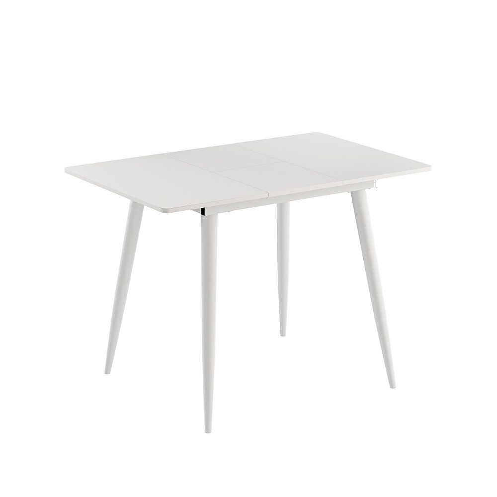 Vicco Esstisch Beaver, Weiß, 80-110 x 70 cm ausziehbar (1-St)