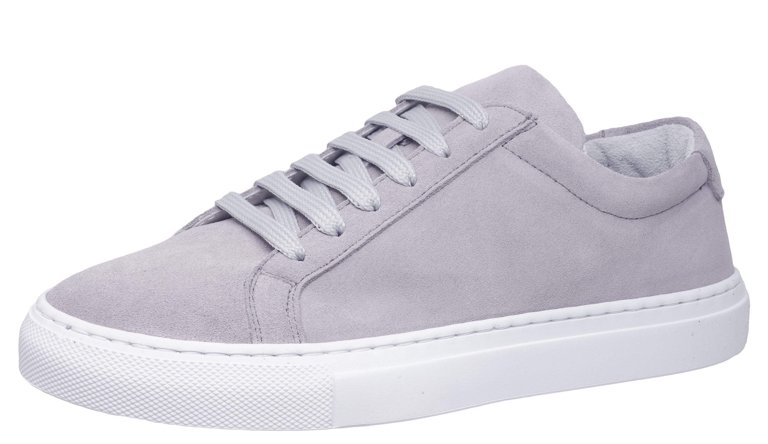 Gallucci Sneaker von Gallucci 20193 Halbschuhe Veloursleder Grau Sneaker
