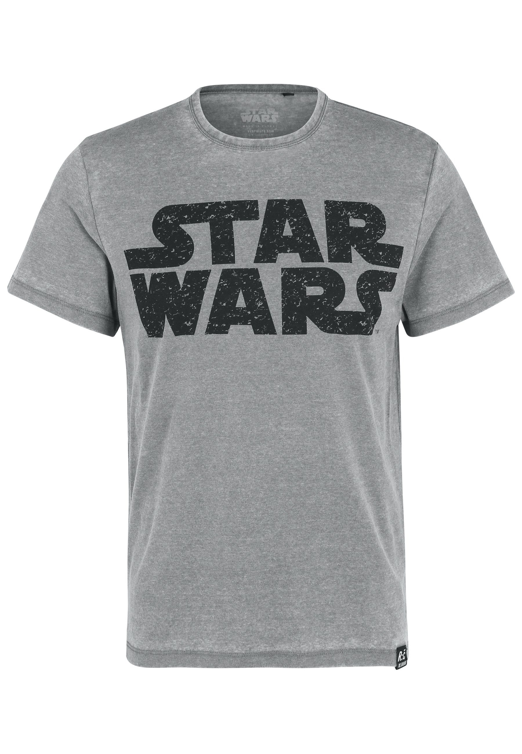 Logo Vintage Wars Hellgrau Recovered Star T-Shirt