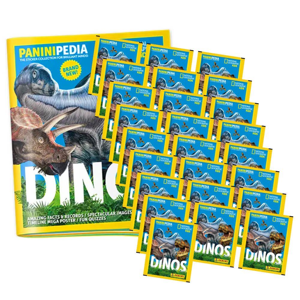 Sticker PaniniPedia Dinos Sticker - Dinosaurier Sammelsticker (2023) - 1 Album