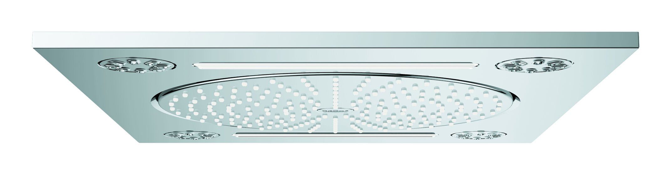 Grohe Duschbrause Rainshower F-Series, 15" Deckenbrause 3 Strahlarten - Chrom