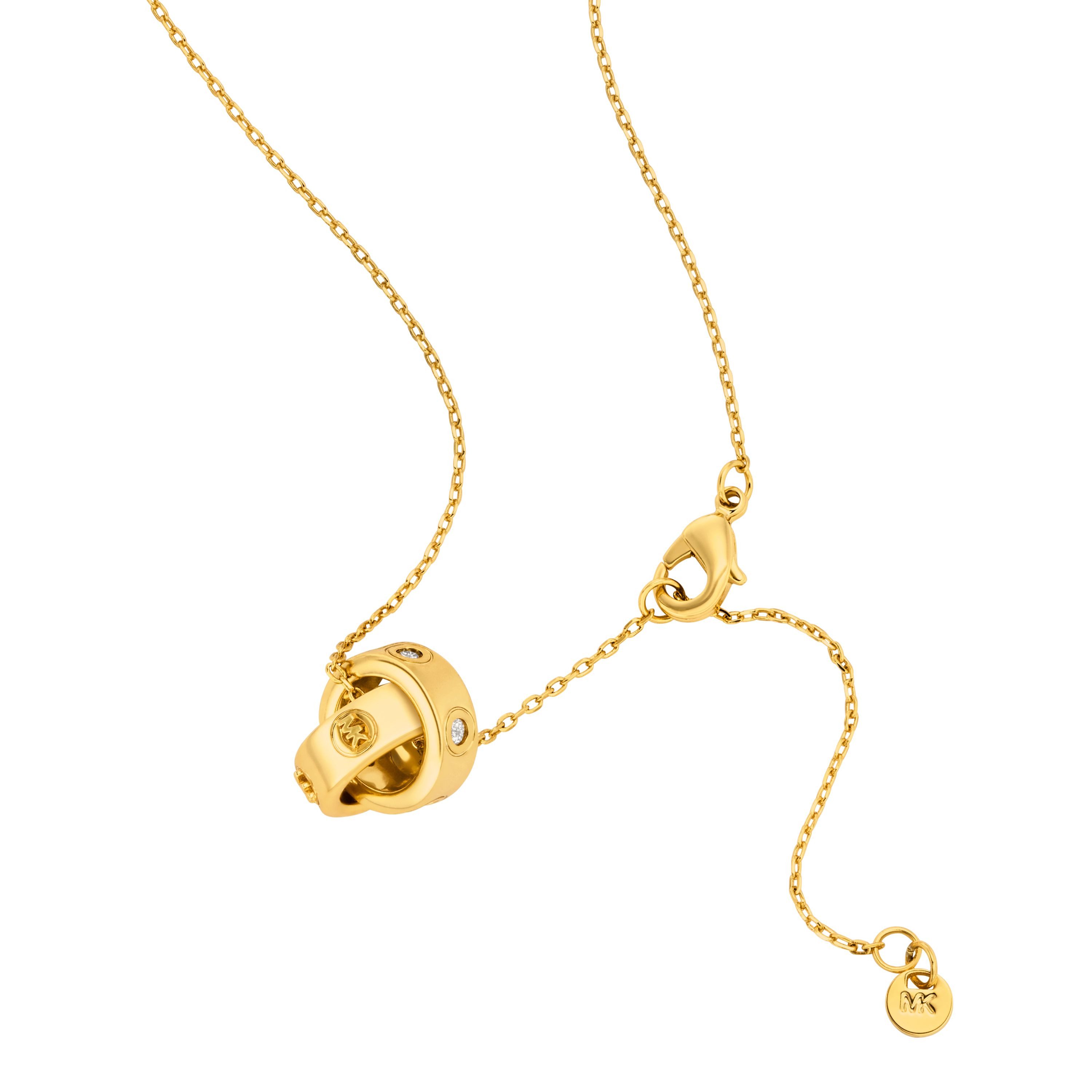 MICHAEL KORS Kette mit Anhänger Premium, mit Zirkonia (synth)