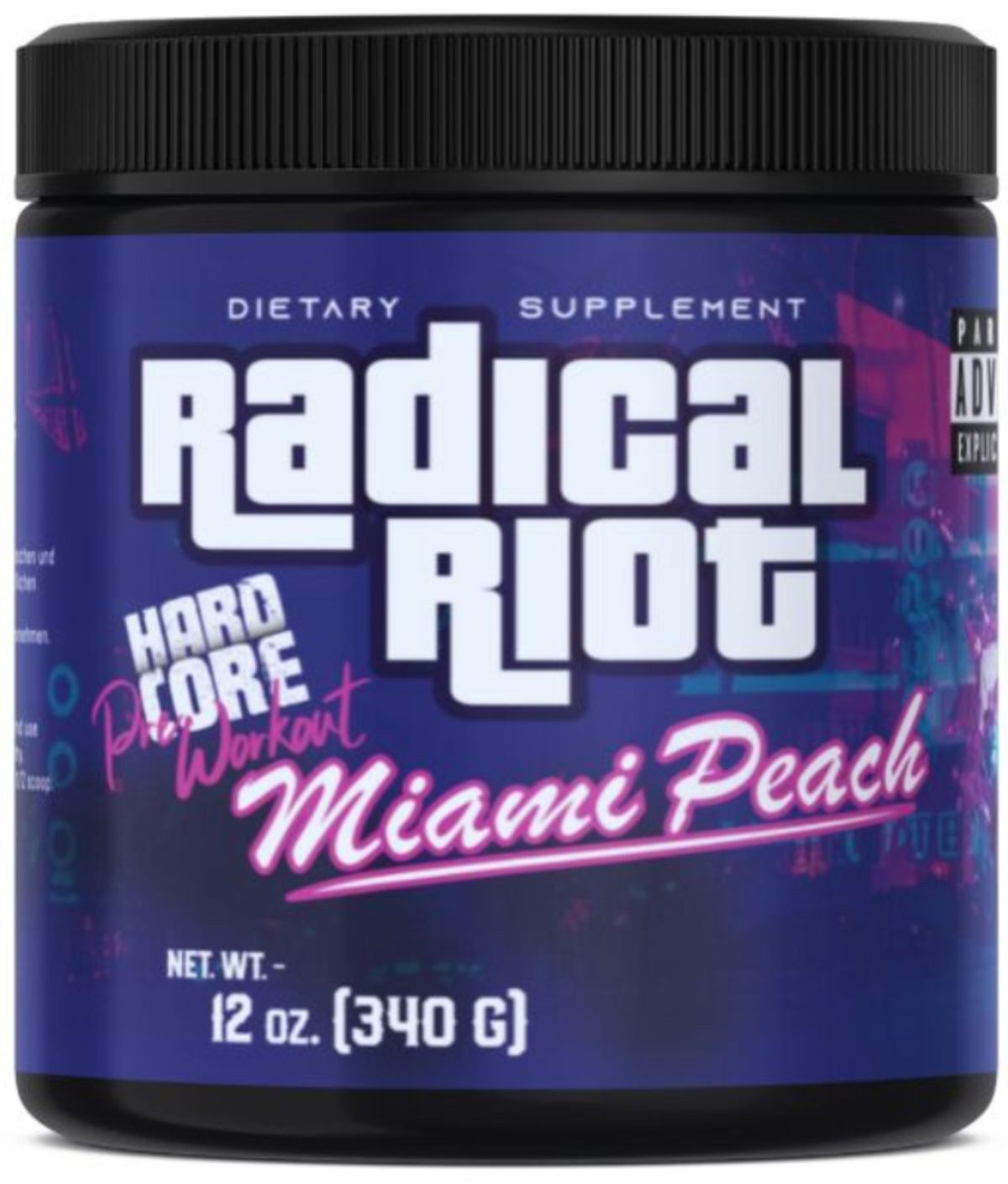 American Supps Pre-Workout Booster Hardcore Radical Riot BODYBUILDING - FITNESS Pulver