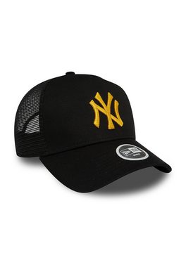 New Era Trucker Cap New Era Wmns Metallic Trucker Adjustable Cap NY YANKEES Schwarz Gold