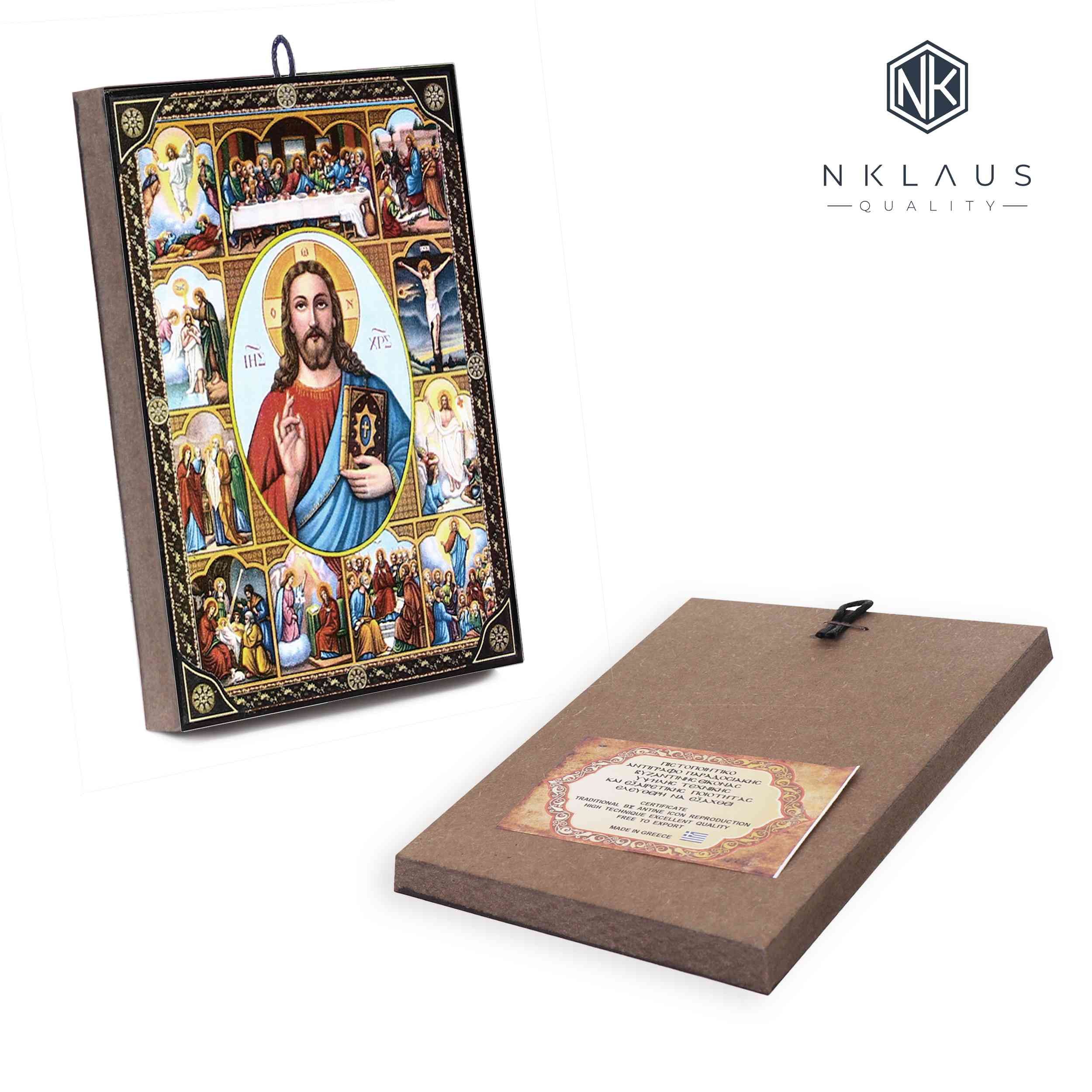 NKlaus Bild Ikone Christus Leben orthodox günstig online kaufen