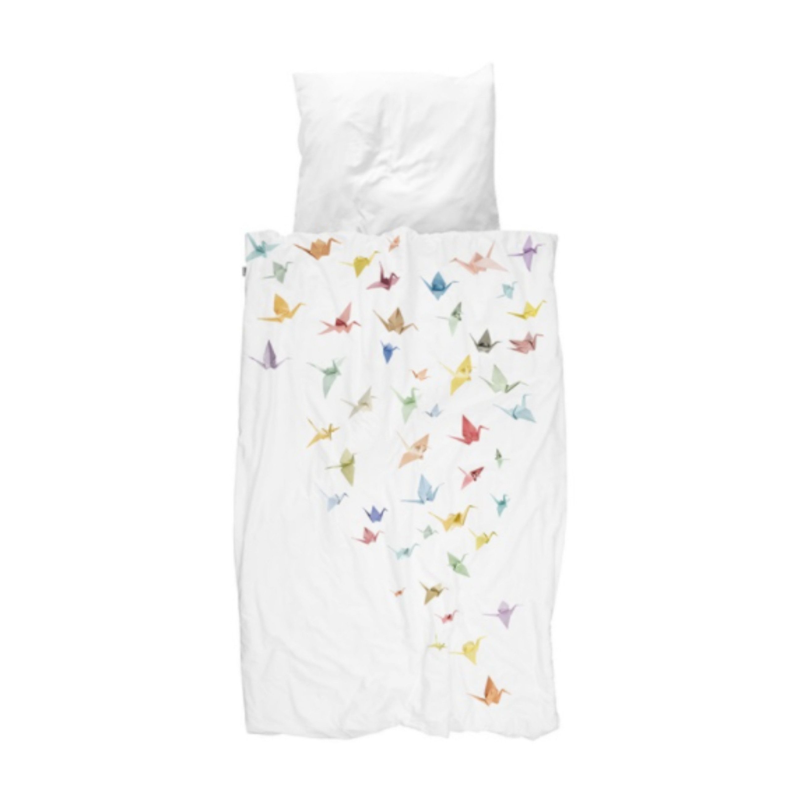 Snurk Bettwäsche Snurk Bettwäsche Crane Birds Größe 135x200/80x80 cm