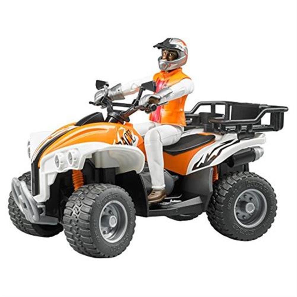 Bruder® Spielzeug-Quad 63000 - Quad mit Fahrer, Maßstab 1:16, für Kinder ab 4 Jahren