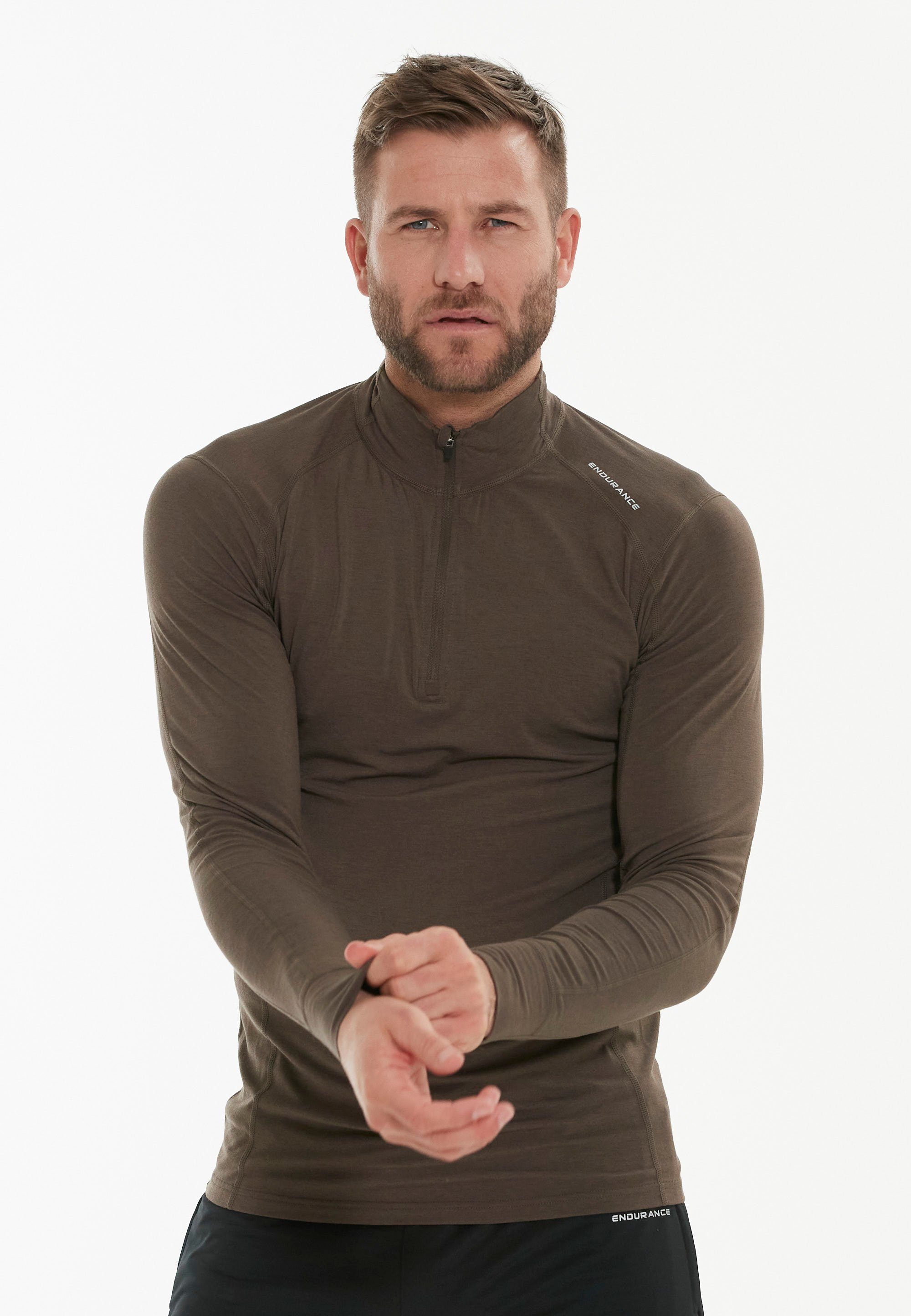 ENDURANCE Strickpullover Lyee mit praktischem Reißverschluss