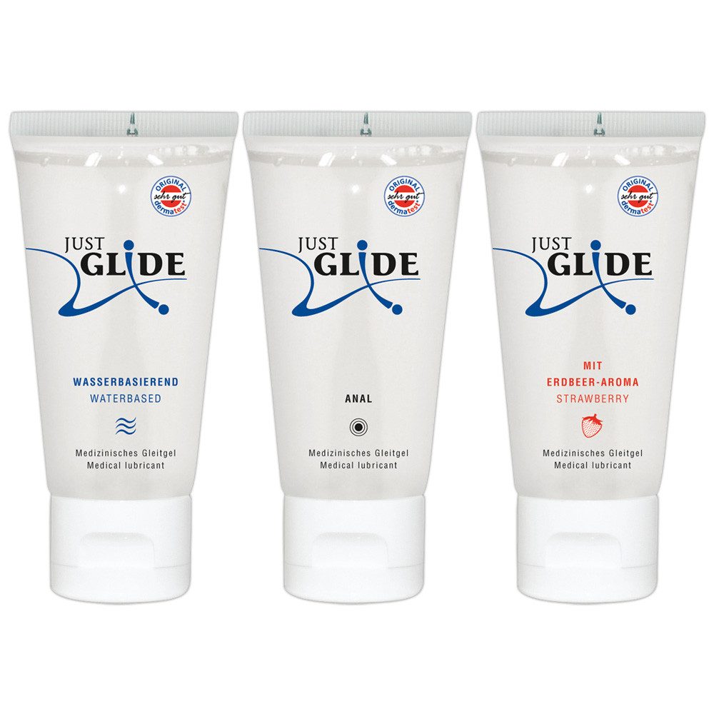 Just Glide Analgleitgel Just Glide Set 3 x 200 ml