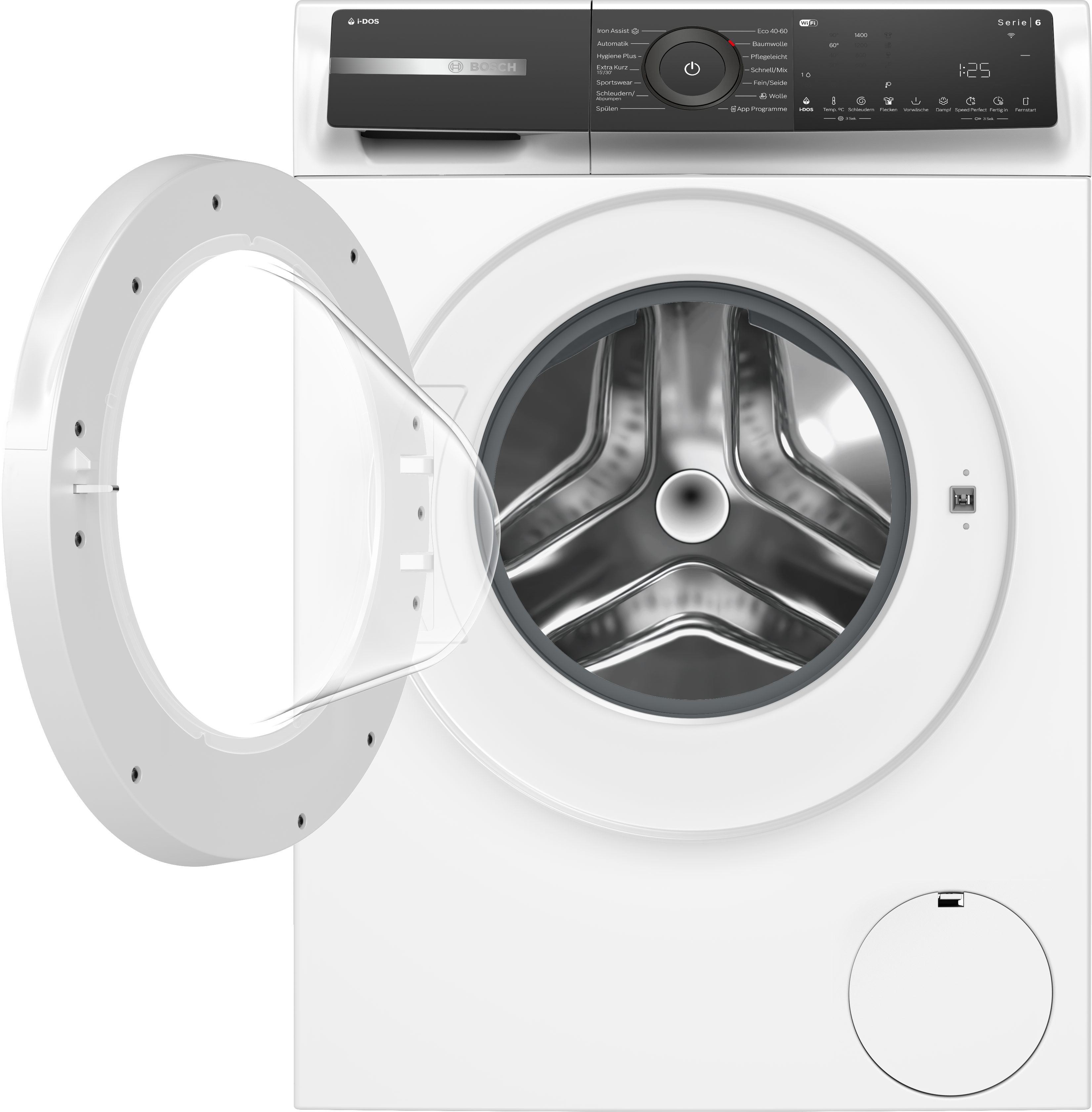 BOSCH Waschmaschine Serie 6 WGH244A40, 9 kg, 1300 U/min