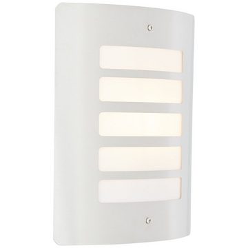Lightbox Außen-Wandleuchte, ohne Leuchtmittel, Außen Wandlampe, 29 cm Höhe, 23 cm Länge, E27, max. 60 W, IP44