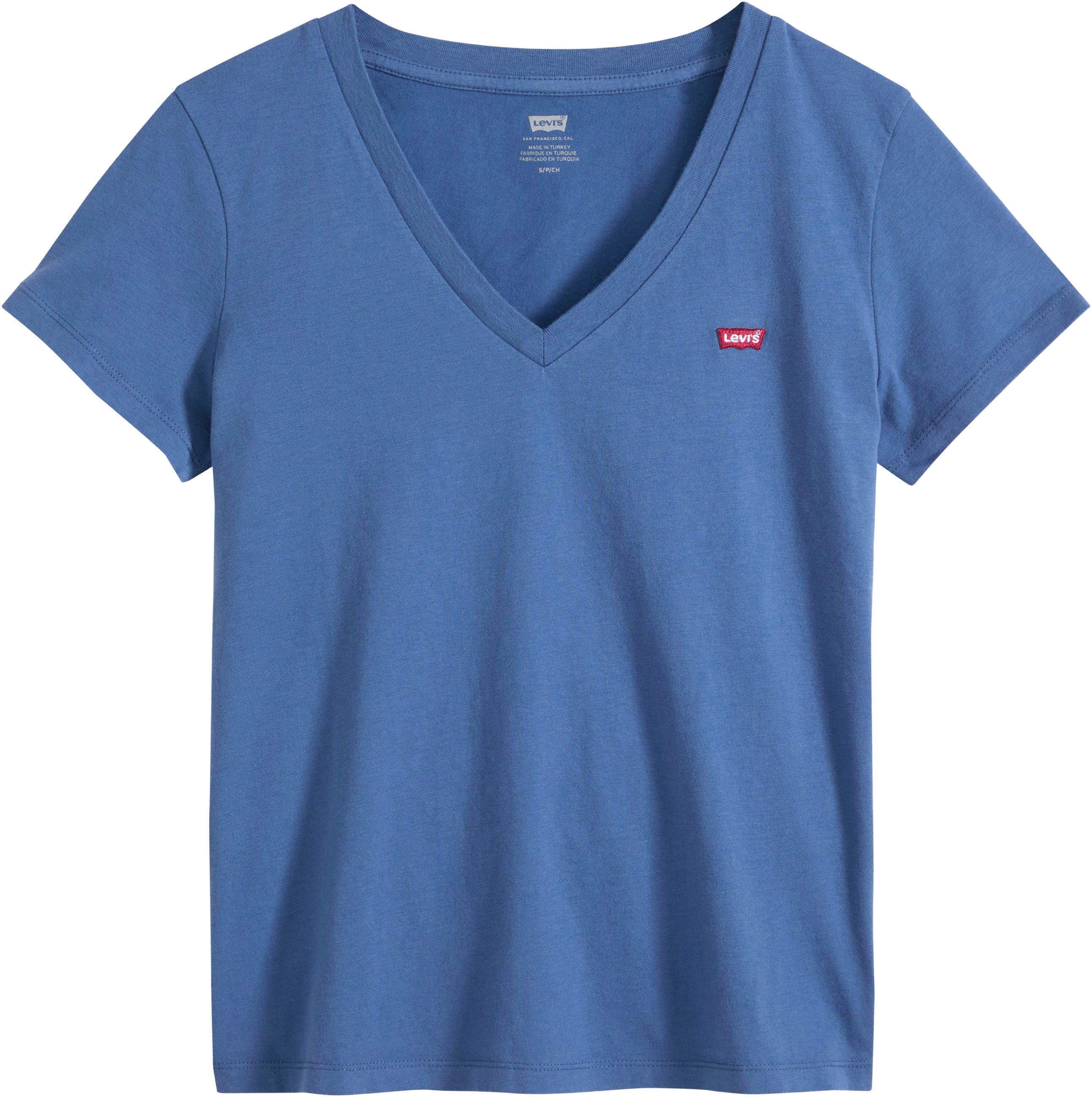Levi's® V-Shirt Perfect Tee mit kleinem Batwing- Logo günstig online kaufen