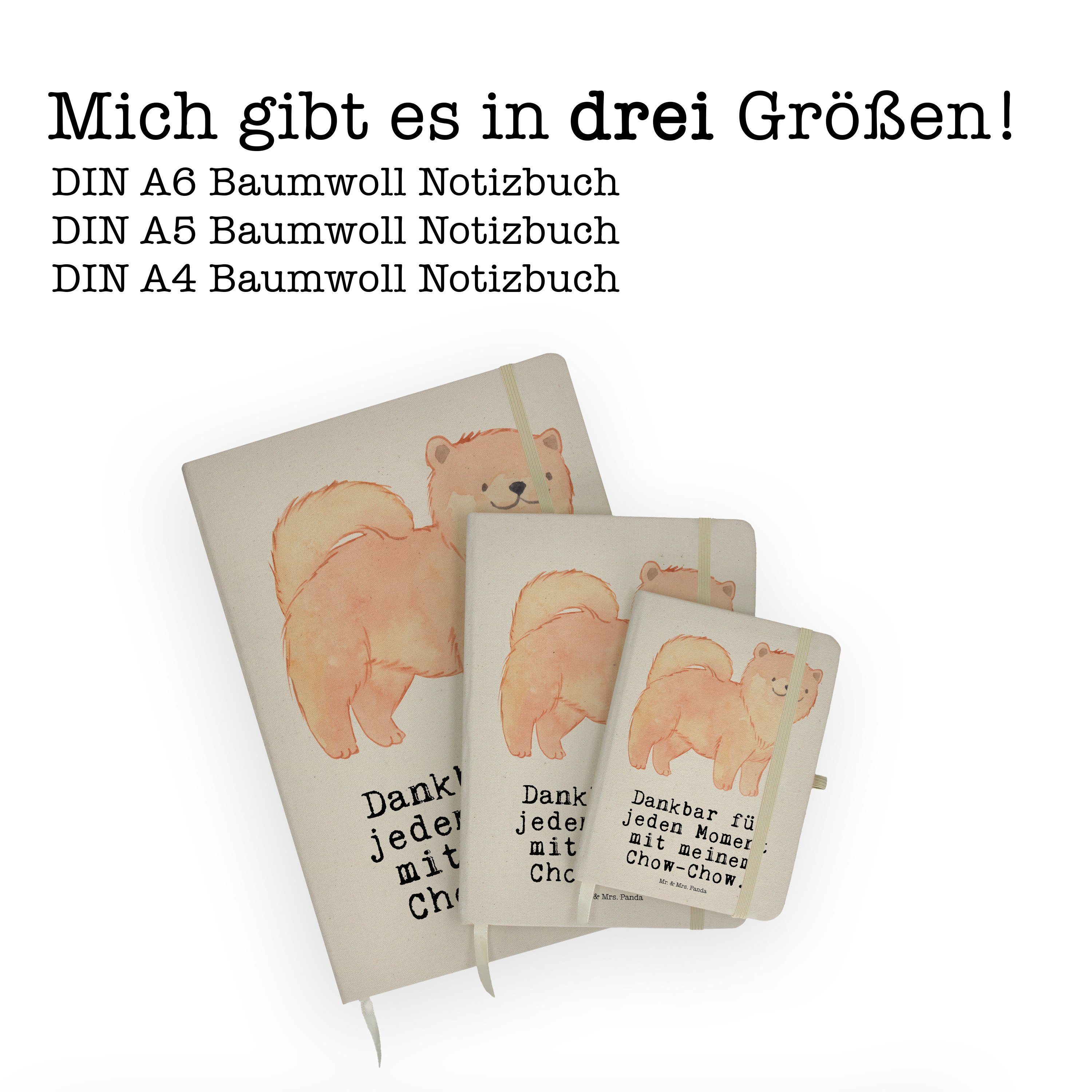 Mr. Geschenk, - Ta Hunderasse, Transparent - Chow-Chow Notizbuch & Mrs. Adressbuch, Panda Moment