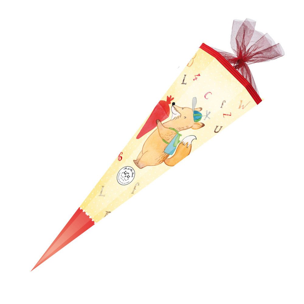 Fotoalbum Nestler Schultüte Mr. & Mrs. Panda Schulfuchs eckig mit Tüllverschluss