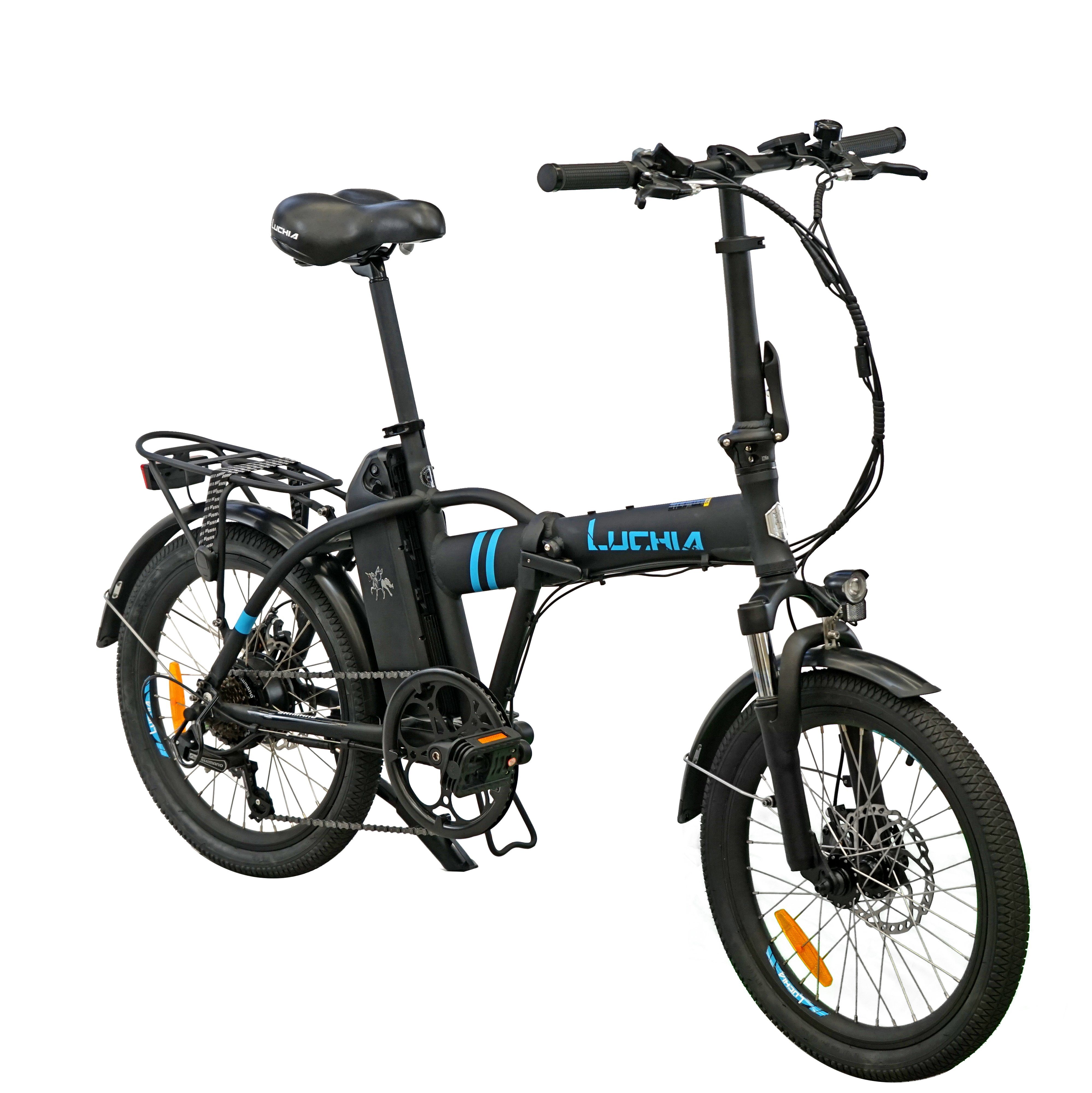 Mountainbike,Citybike,Smart E-BIKE,Zusammenklappbares Fahrmodi schwarz Gepäckträger, E-Bike 360 km 25km/h), Nabendynamo, (2 Bike,Höchstgeschwindigkeit Electric Heckmotor, mit (kraftunterstützt/Pedal),25km/h, Wh Elektrofahrrad,SHIMANO,250W/36V/10Ah,25km/h, 6km/h LCD-Display, 3 Reichweite,120kg, PAS Fahrradständer Gehunterstützungsmodus, und Max.25km/h,IP54, Fangqi 55–65