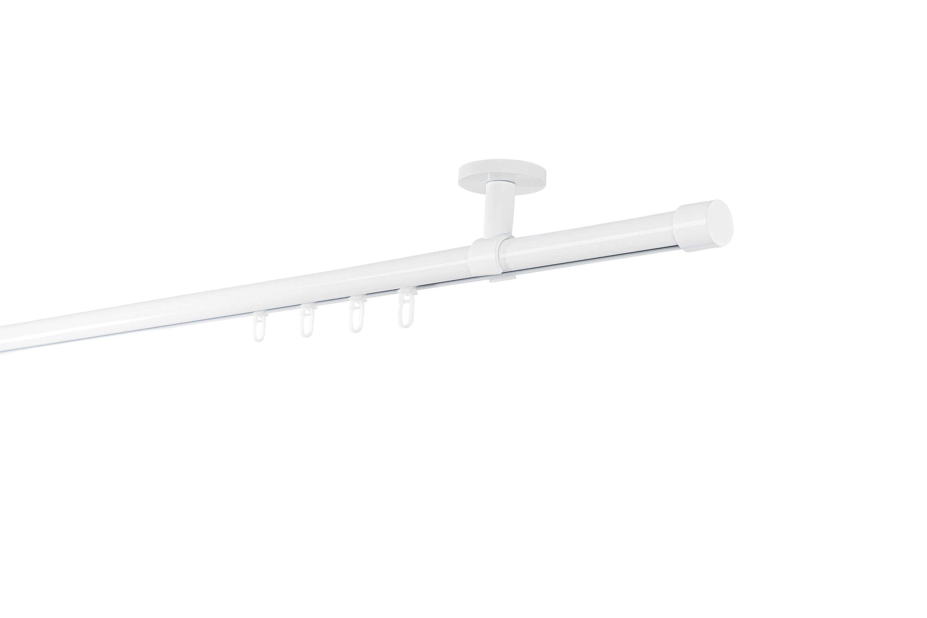 ondeco Gardinenstange Profil Deckenabstand 4cm Kappe, günstig online kaufen