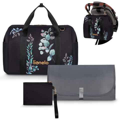 lionelo Wickeltasche Ida (TOP, 20 L), Wickelunterlage Thermo-Taschen inkl. Kosmetiktasche