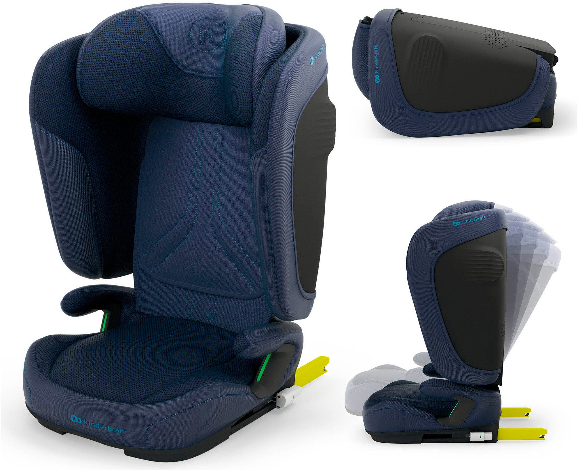 Kinderkraft Autokindersitz UNITY 2 I-Size, ab: 3 Jahren, bis: 12 Jahren, ab: 100 cm, bis: 150 cm