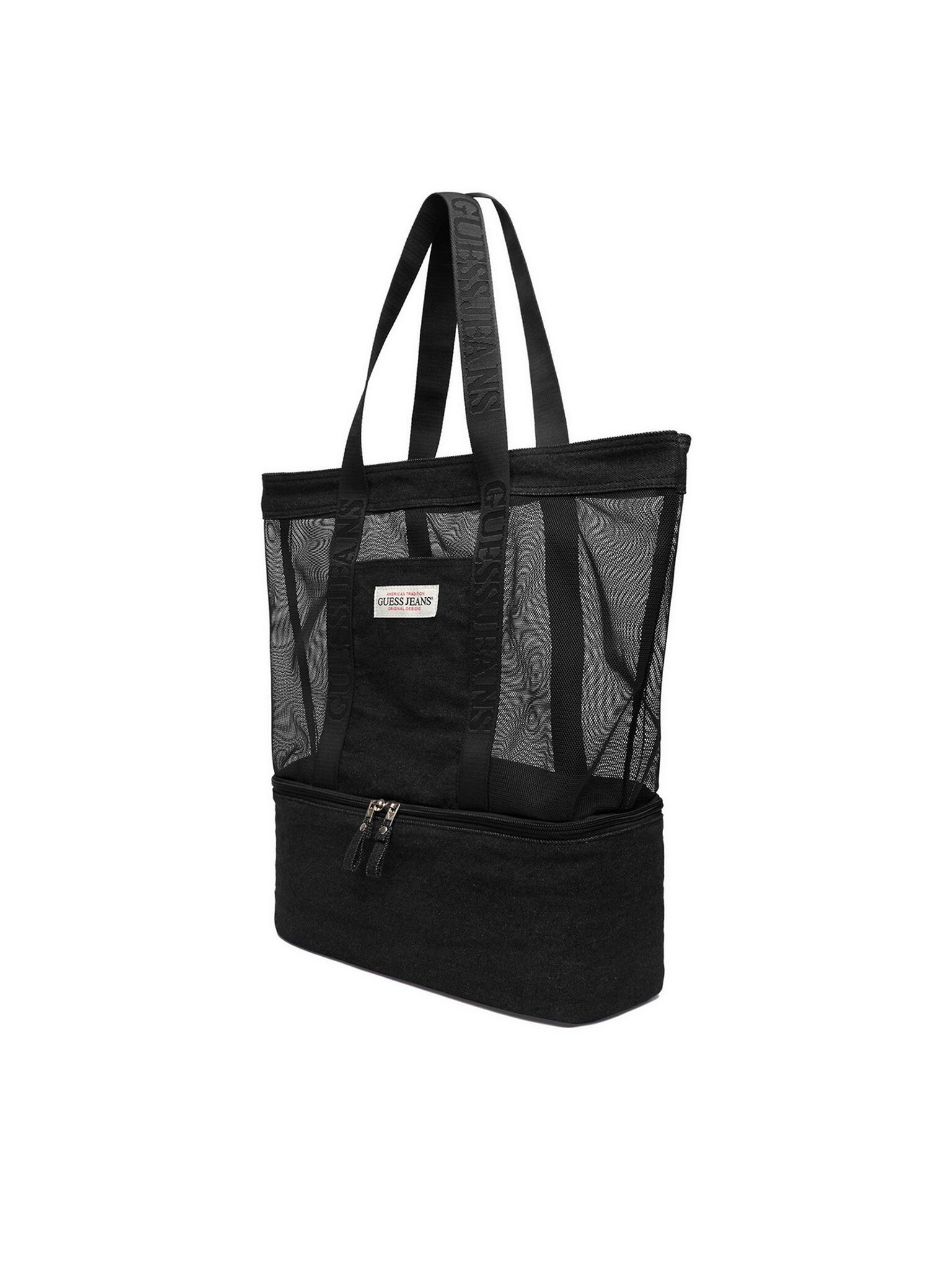 GUESS JEANS Handtasche Guess Jeans Damenhandtasche Schwarz GUESS JEANS-CWBEO-GUESS-M-004-09 S