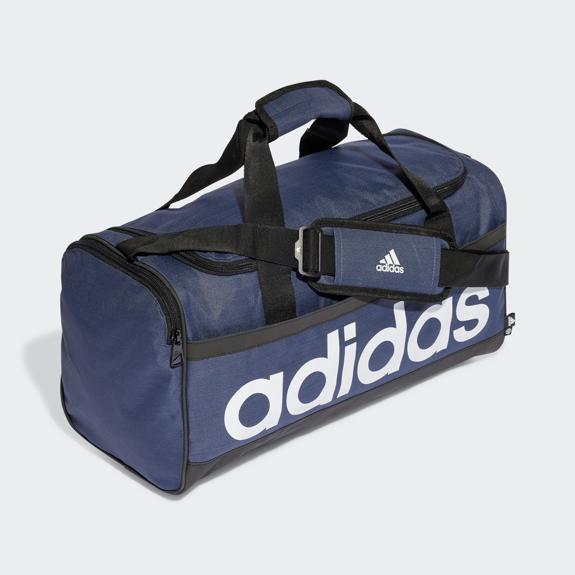 adidas Performance Sporttasche ESSENTIALS LINEAR DUFFELBAG M, Eine  praktische Duffelbag mit recycelten Materialien.