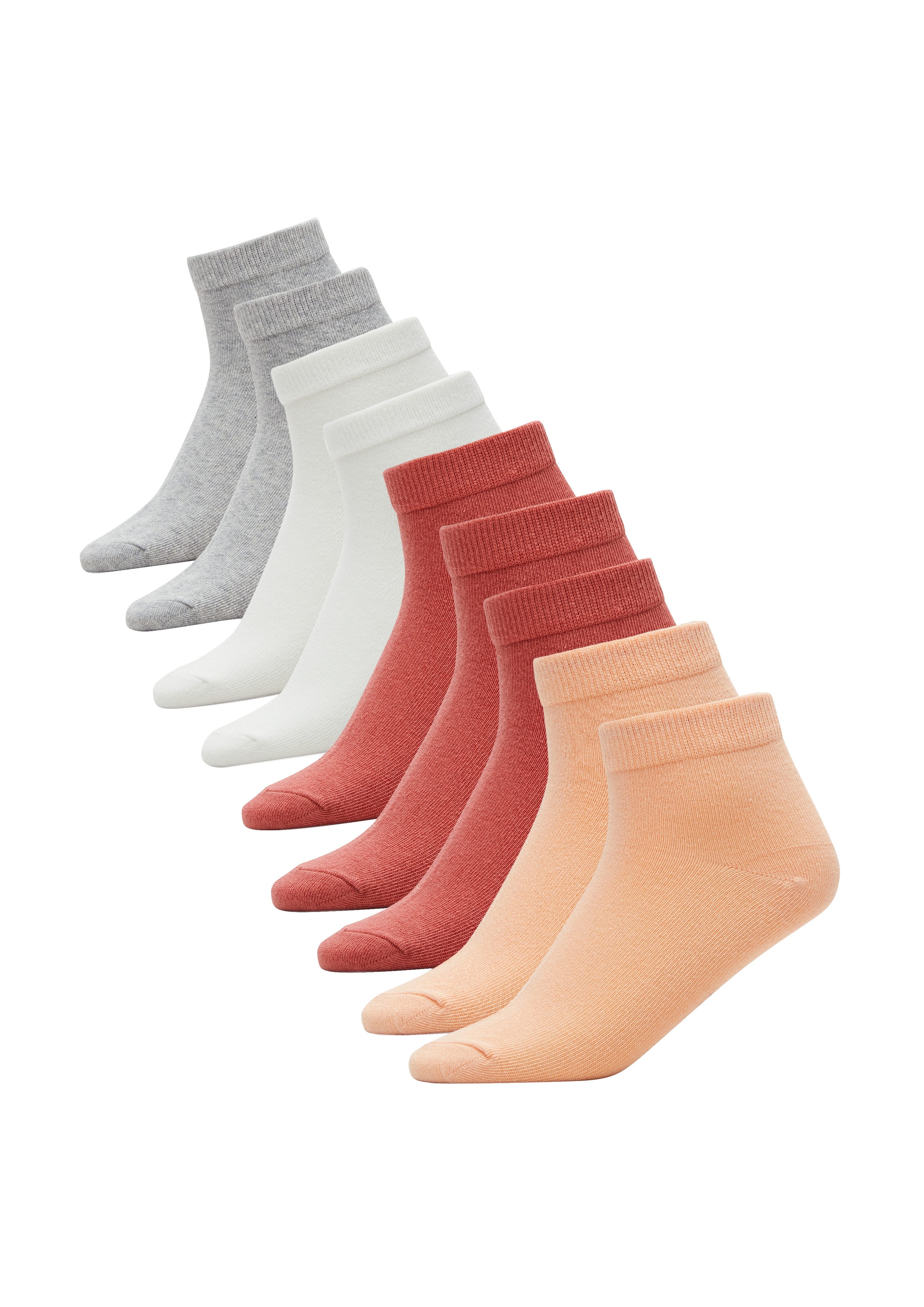 s.Oliver Kurzsocken essentials (9-Paar) mit vielseitigen Цвета(ов)