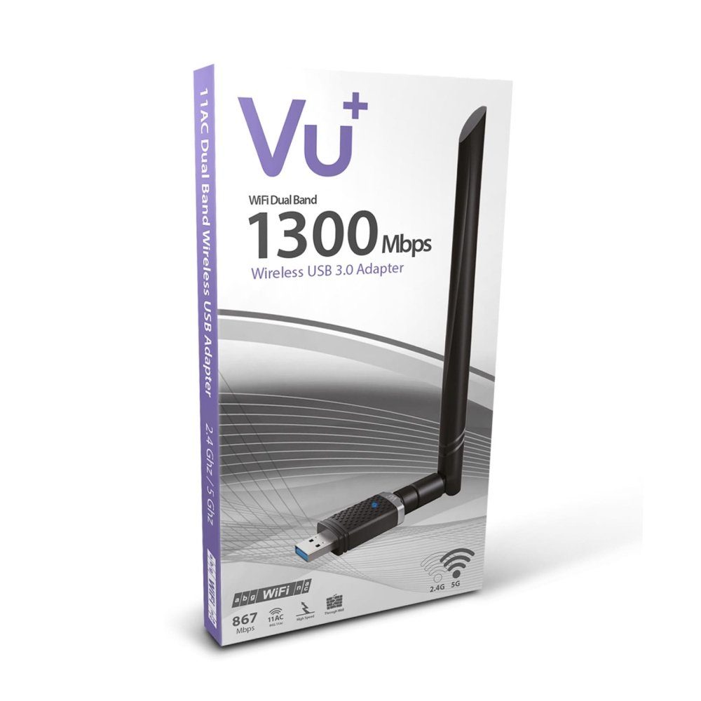 VU+ 3.0 1300 Adapter USB Dual-Band Mbit/s Wireless WLAN WLAN-Stick